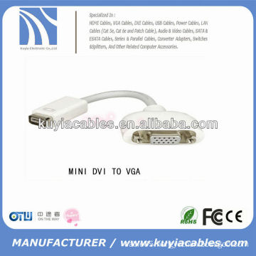 HOT SALE MINI DVI TO VGA ADAPTER CABLE